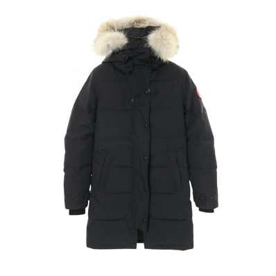 カナダグース CANADA GOOSE MACKENZIE PARKA マッケンジー パーカ ダウンジャケット 衣料品 アウター ナイロン レディース ブラック系 【中古】