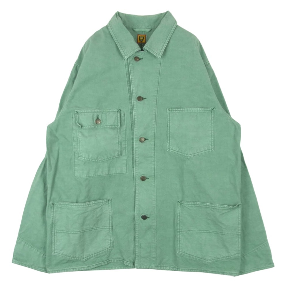 HUMAN MADE Garment Dyed Coverall Jacket "Green"