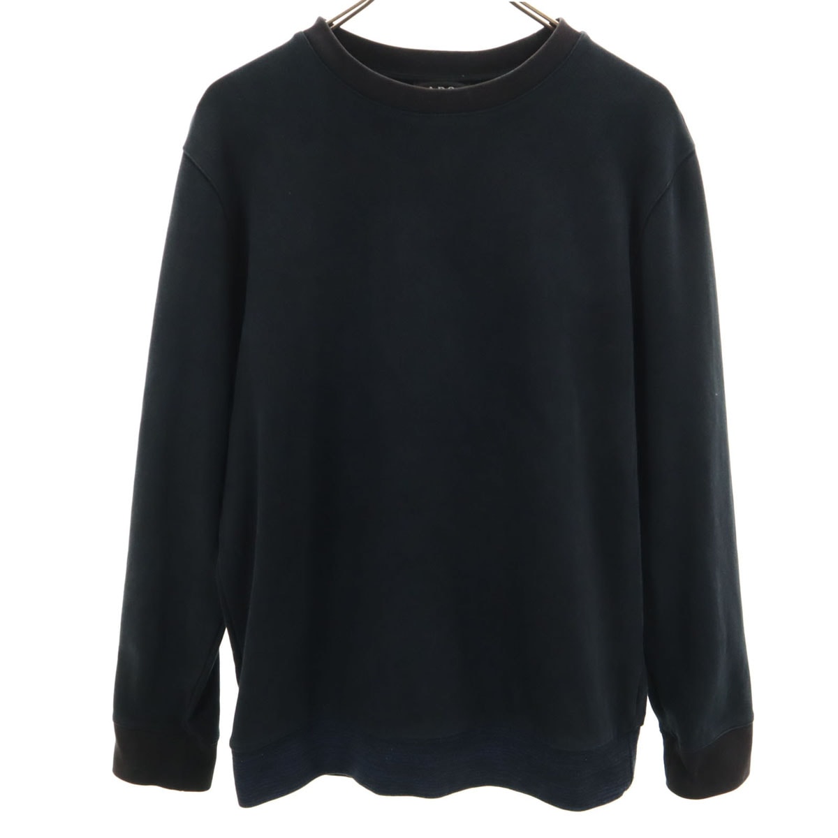 A.P.C. アーペーセー 日本製 長袖 スウェット トレーナー M ブラック