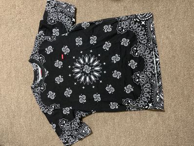Supreme Small Box Tee "Bandana Black"(21SS)
