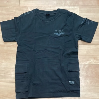AVIREX U.S.NAVY カーゴポケット Tシャツ Mサイズ 6163353