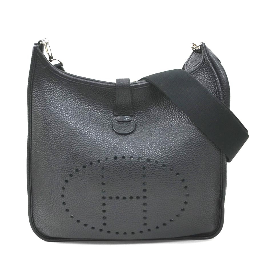エルメス HERMES ショルダーバッグ エヴリン3 GM トリヨンクレマンス ブラック ユニセックス【中古】 r11051a