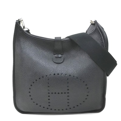 エルメス HERMES ショルダーバッグ エヴリン3 GM トリヨンクレマンス ブラック ユニセックス【中古】 r11051a