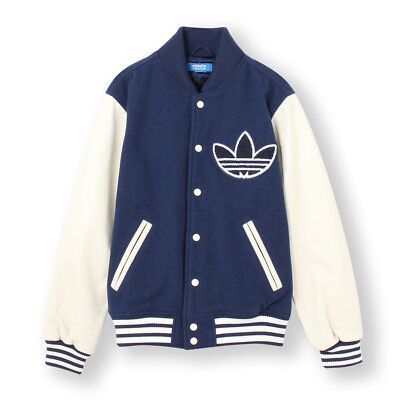 Oアディダス オリジナルスadidas Originals NIGO スタジャン adidas x NIGO Varsity Stadium JKT Navy/Off White