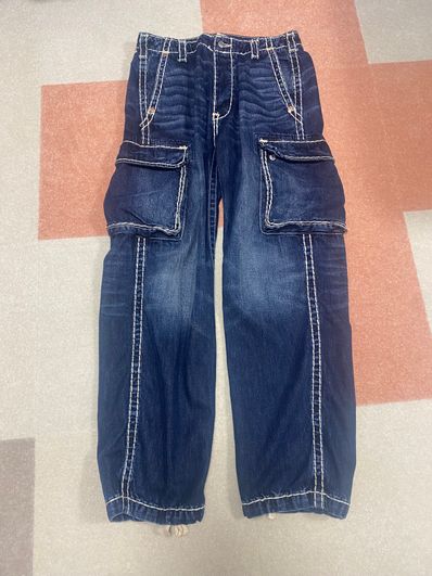 Supreme / True Religion® Denim Cargo Pant "Washed Blue"