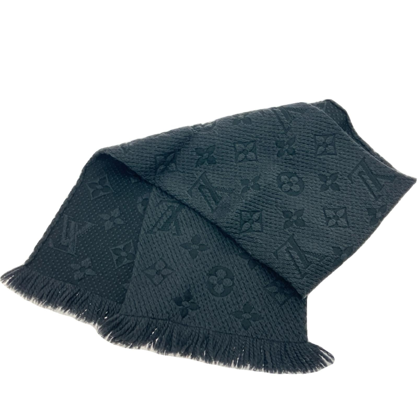 LOUIS VUITTON ルイヴィトン エシャルプ・ロゴマニア モノグラム ブラック
