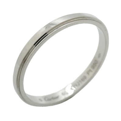 【6jkb0218】カルティエ リング ダムール Pt950 プラチナ #60【中古】メンズ
