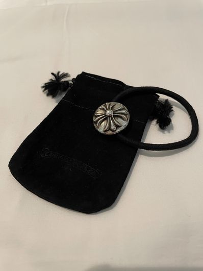 Chrome Hearts Hair Band # 2 Cross Bracelet "Black"