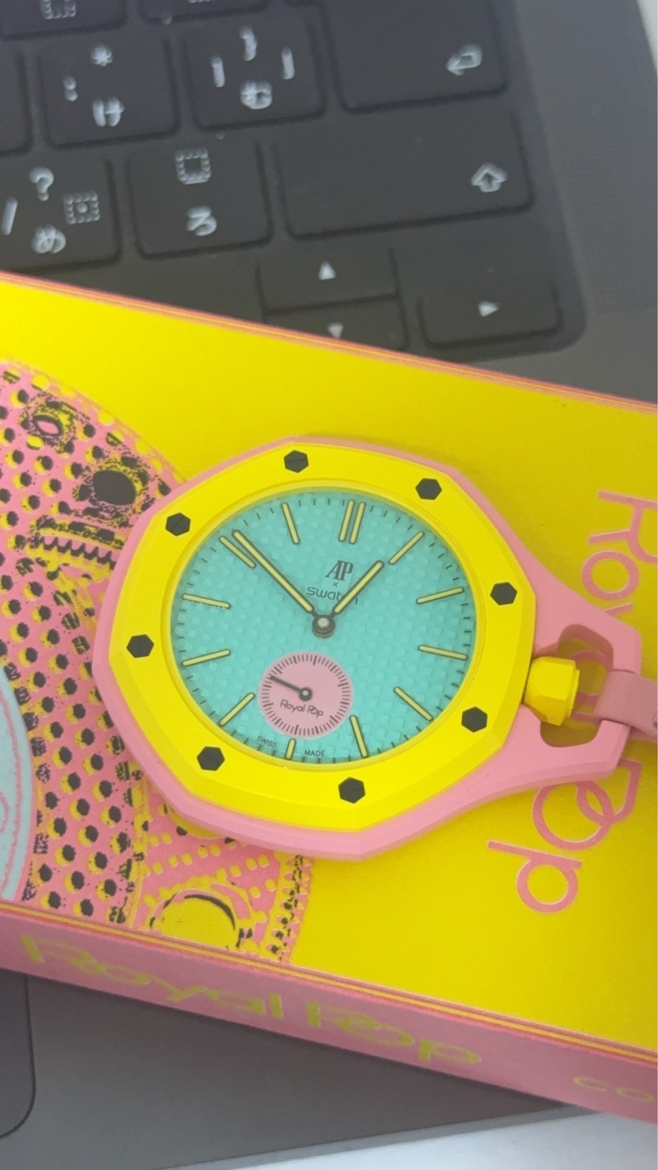 Swatch x Audemars Piguet Royal Pop Otg Roz "Pink/Yellow"