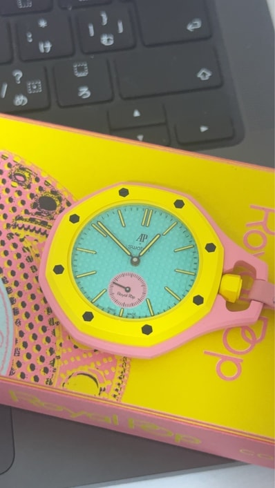 Swatch x Audemars Piguet Royal Pop Otg Roz "Pink/Yellow"