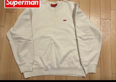 Supreme Small Box Crewneck "Natural" (21SS)