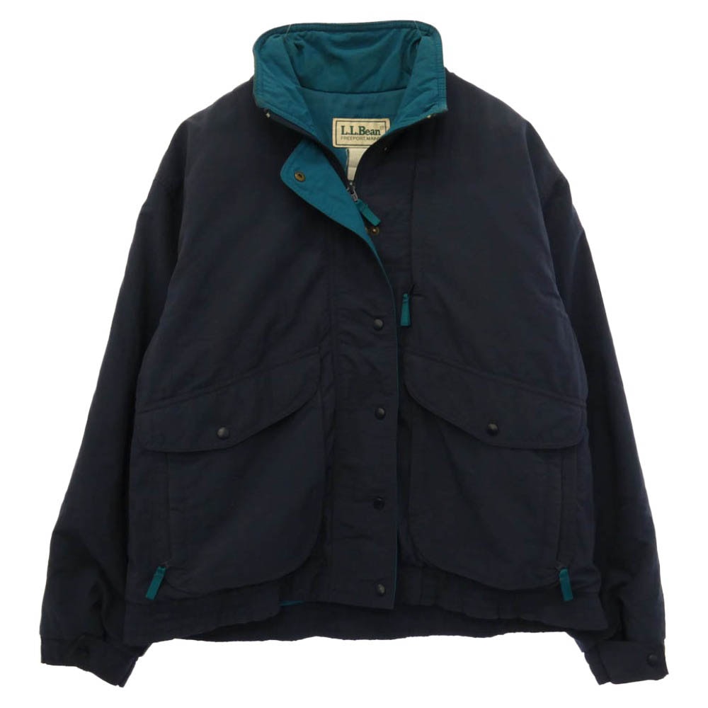 L.L.Bean エルエルビーン 80s Windy Ridge Jacket GORE-TEX アウトドア ウィンディ リッジ ジャケット ゴアテックス ナイロン ブルゾン ネイビー系【中古】