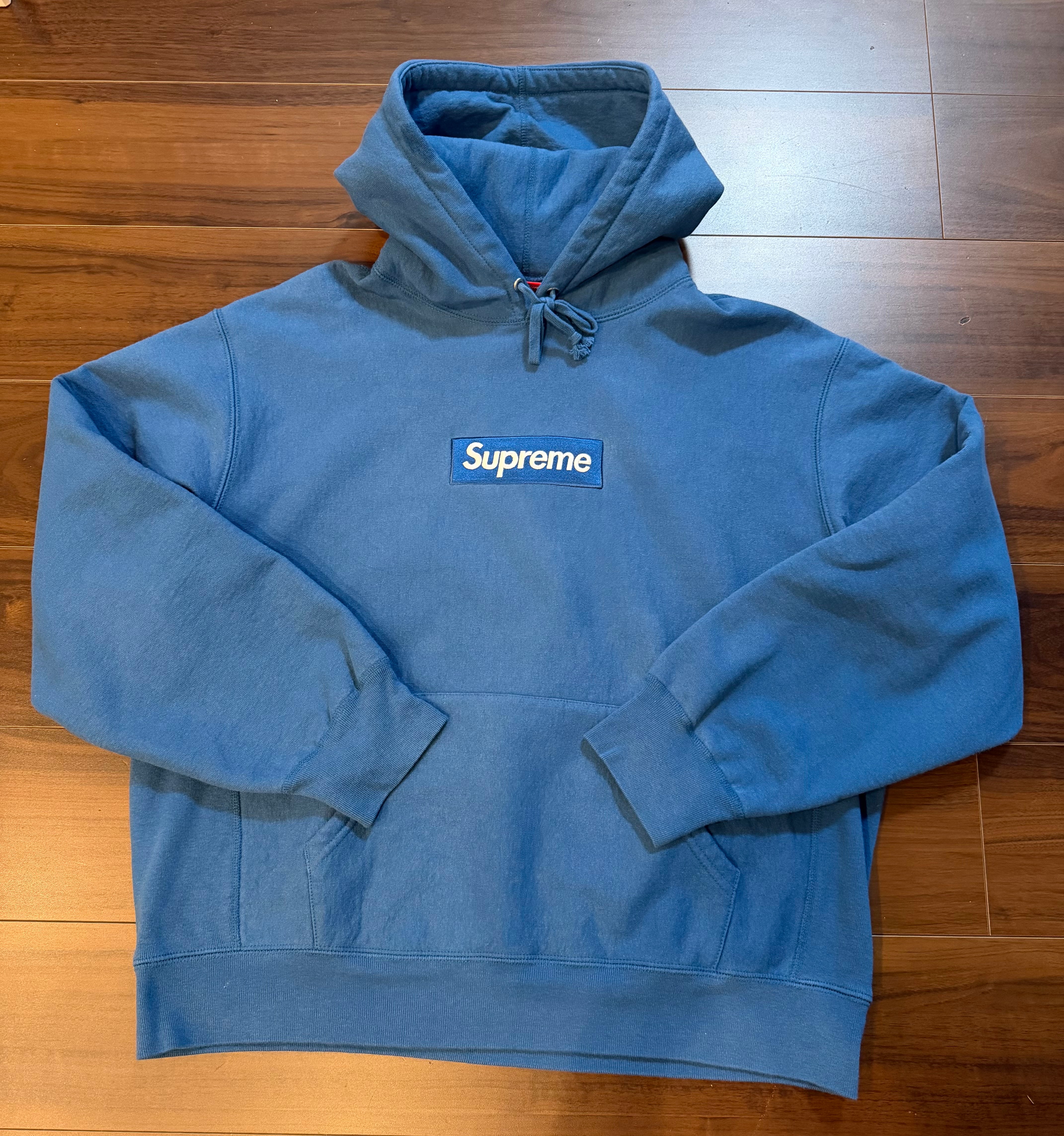 Supreme Box Logo Hooded Sweatshirt "Blue" (23FW)