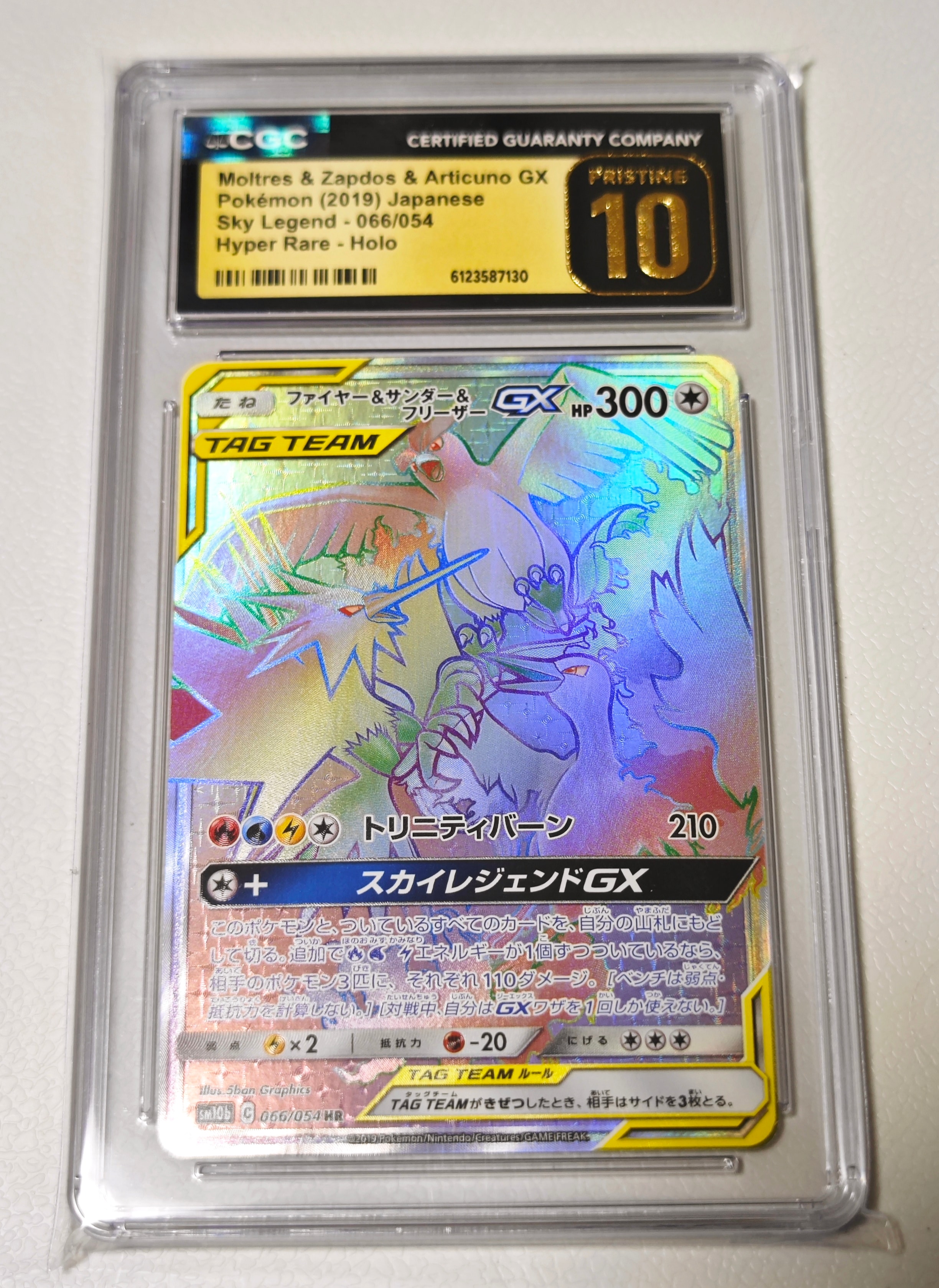 ファイヤー&サンダー&フリーザーGX HR[SM10b 066/054](強化拡張パック
