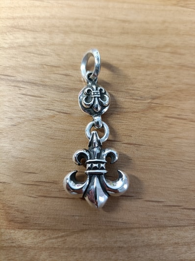 Chrome Hearts 1 Ball BS Flare Charm "Silver"