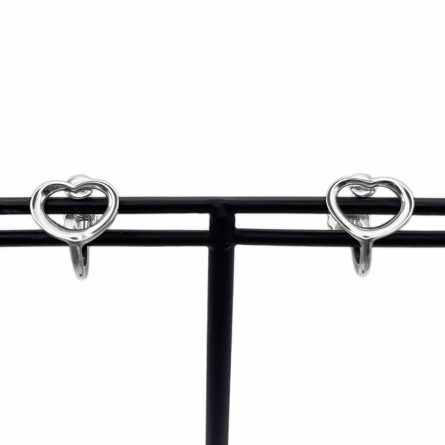 TIFFANY&Co. ティファニー オープンハート イヤリング
 SV925 シルバー 新品仕上済 レディース
 【中古】