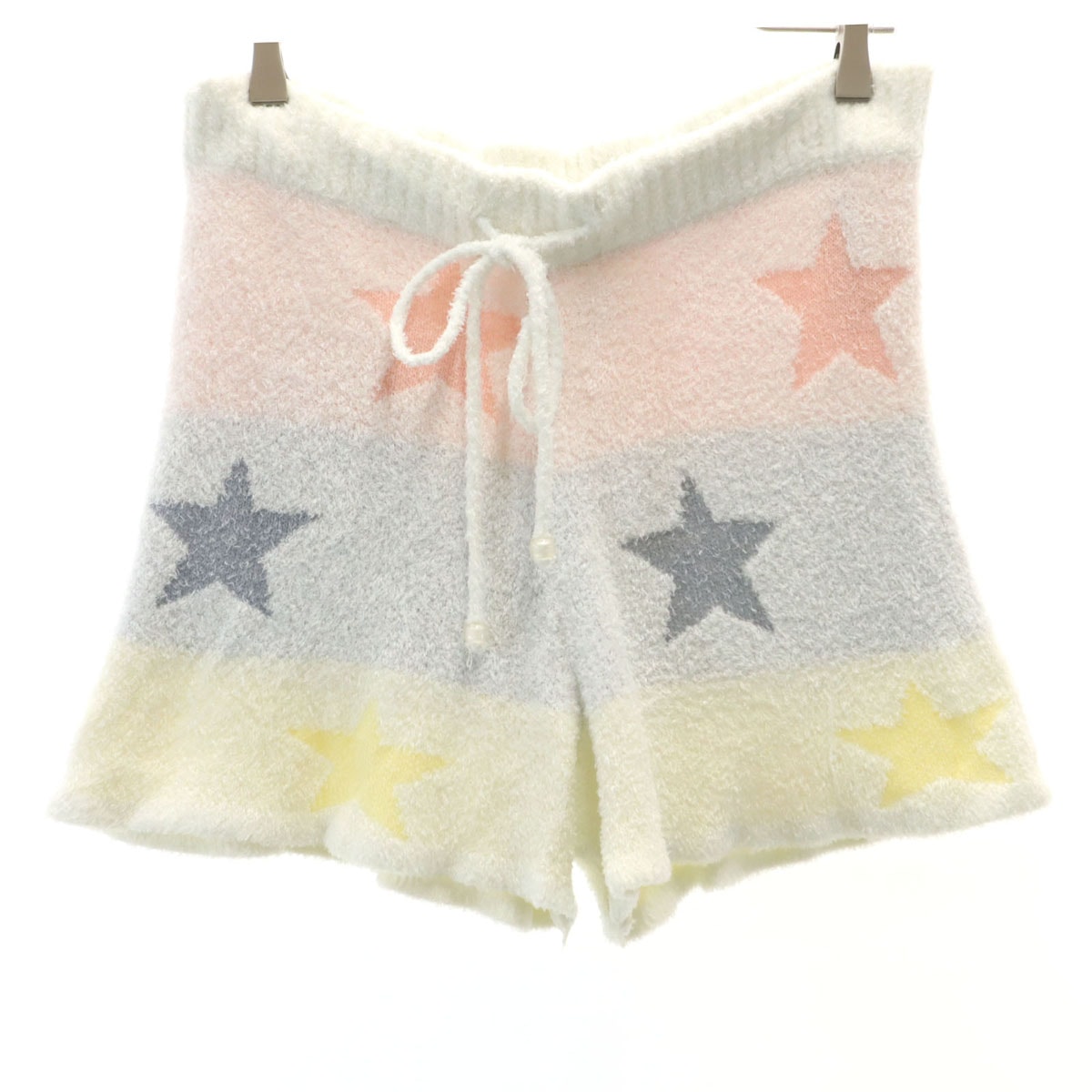gelato pique ジェラートピケ 星柄 ルームウェアパンツ F ホワイト系 ショートパンツ ジェラピケ