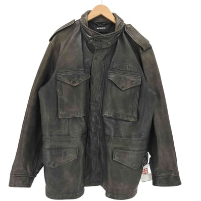 AGED LEATHER TYPE M-65 レザージャケット【1140890690109】