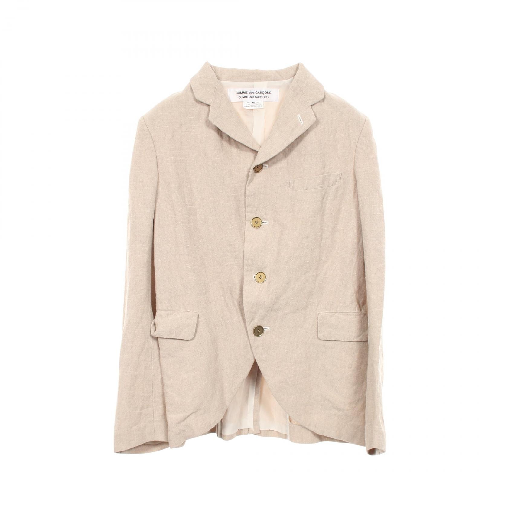 コムデギャルソン コムデギャルソン COMME des GARCONS COMME des GARCONS 衣料品 アウター ファブリック ヘンプ レディース ベージュ系 【中古】