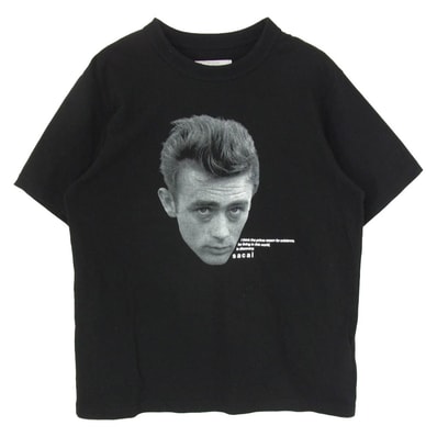 Sacai サカイ Tシャツ 25SS 25-0918S James Dean T-Shirt ジェームズディーン プリント 半袖 Tシャツ カットソー ブラック系 4【中古】