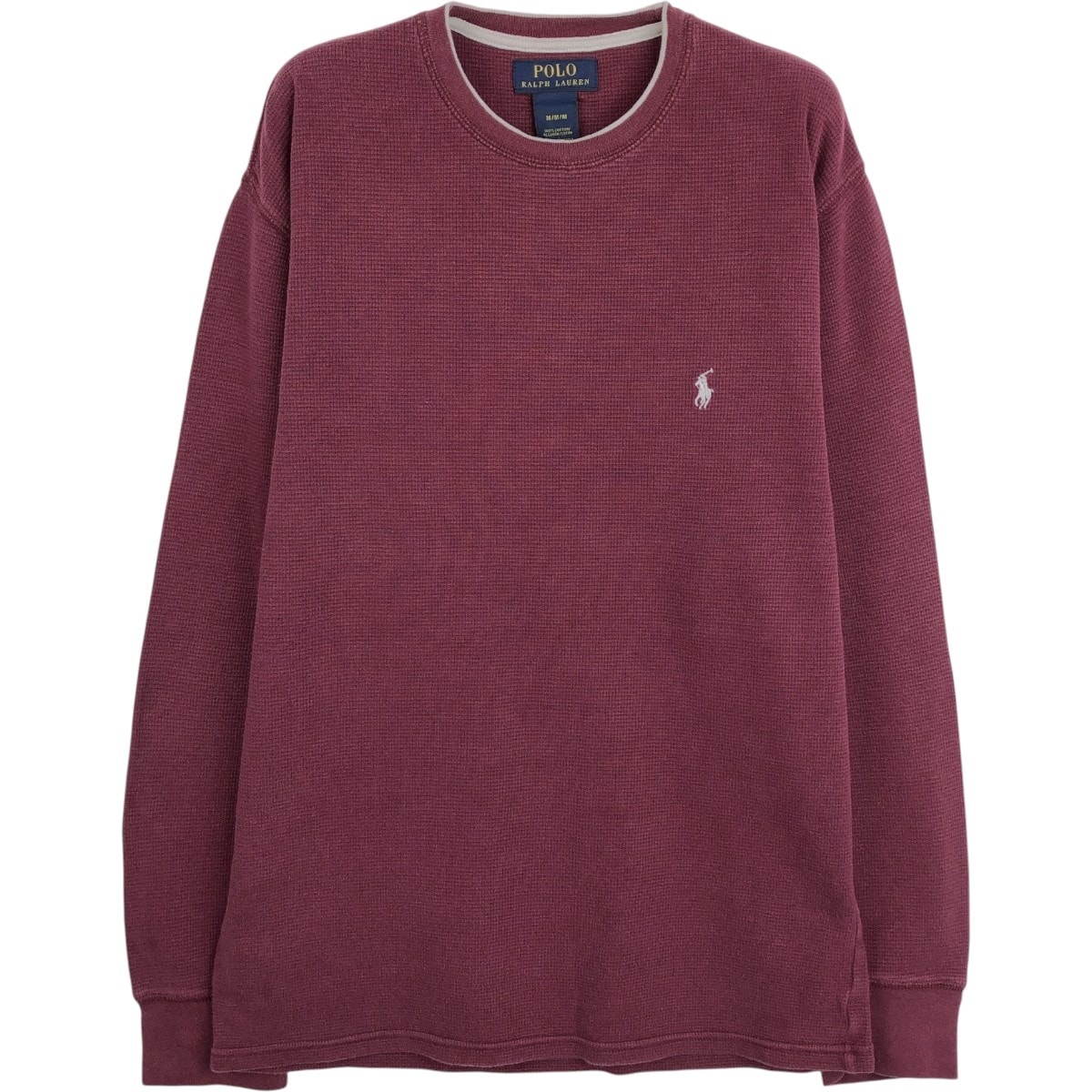 古着 ラルフローレン Ralph Lauren POLO RALPH LAUREN SLEEPWEAR サーマルロンT ワッフル メンズM相当/eaa662153