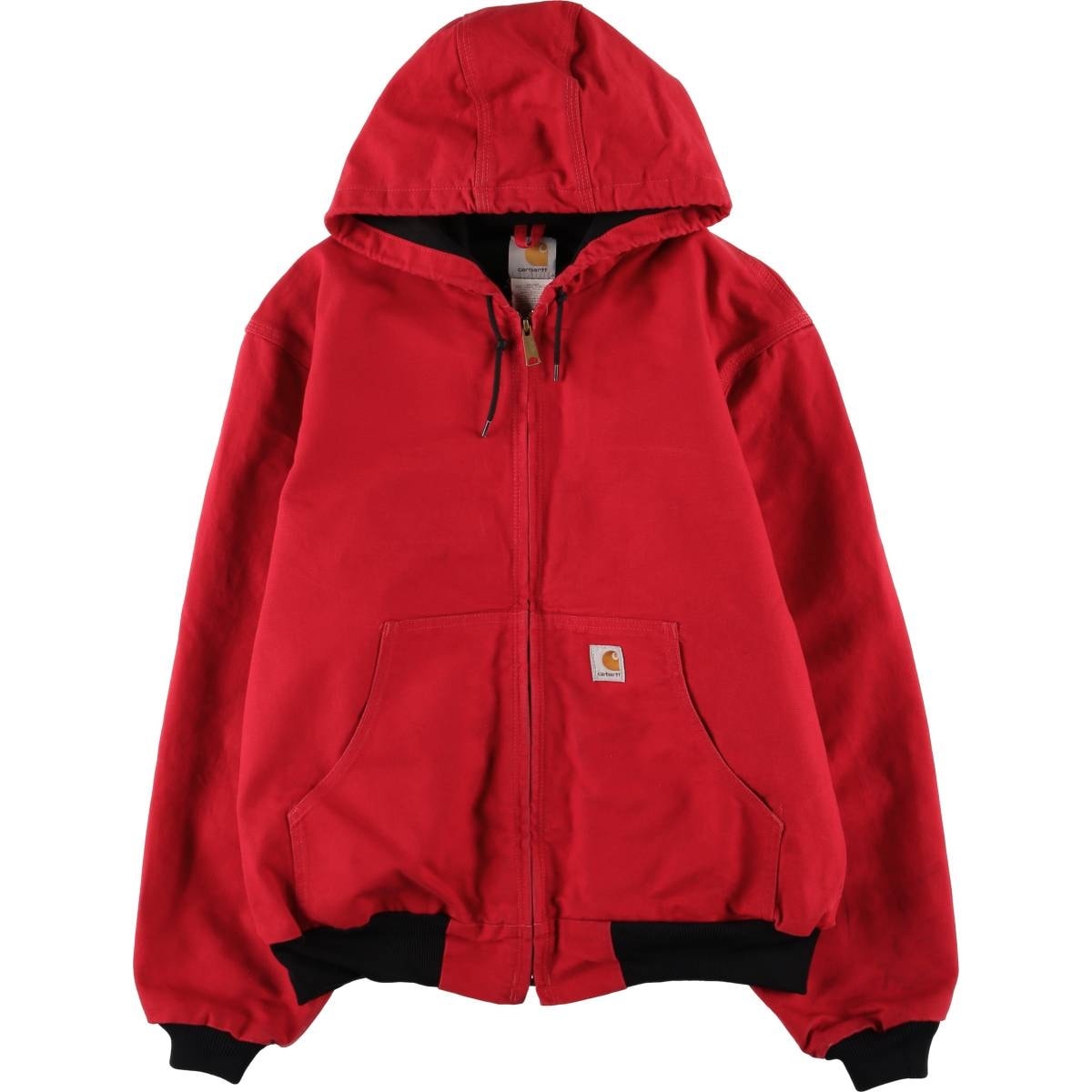 古着 00年代 カーハート Carhartt アクティブジャケット ダックフルジップパーカー メンズL相当/eaa584928