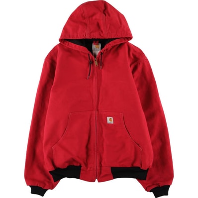 古着 00年代 カーハート Carhartt アクティブジャケット ダックフルジップパーカー メンズL相当/eaa584928