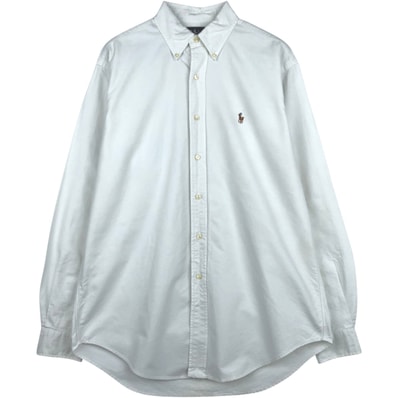 古着 ラルフローレン Ralph Lauren YARMOUTH 長袖 ボタンダウンシャツ メンズL相当/eaa643420