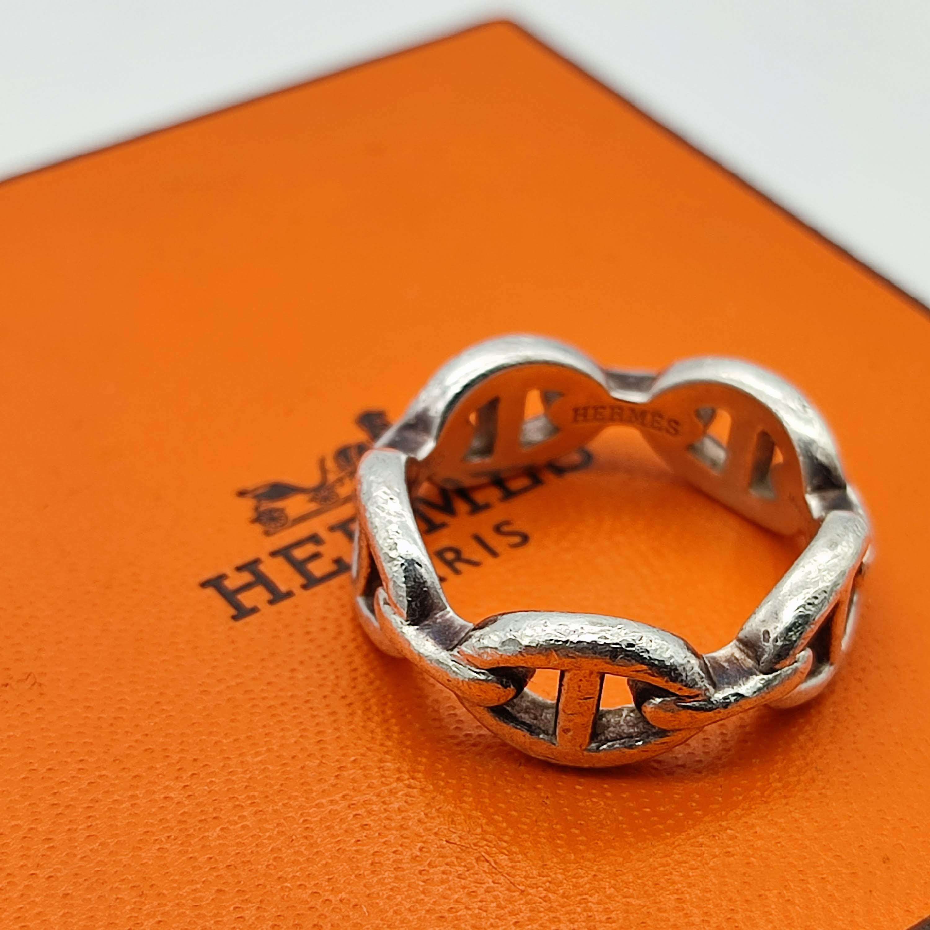 エルメス シェーヌダンクル リング シルバー サイズ54