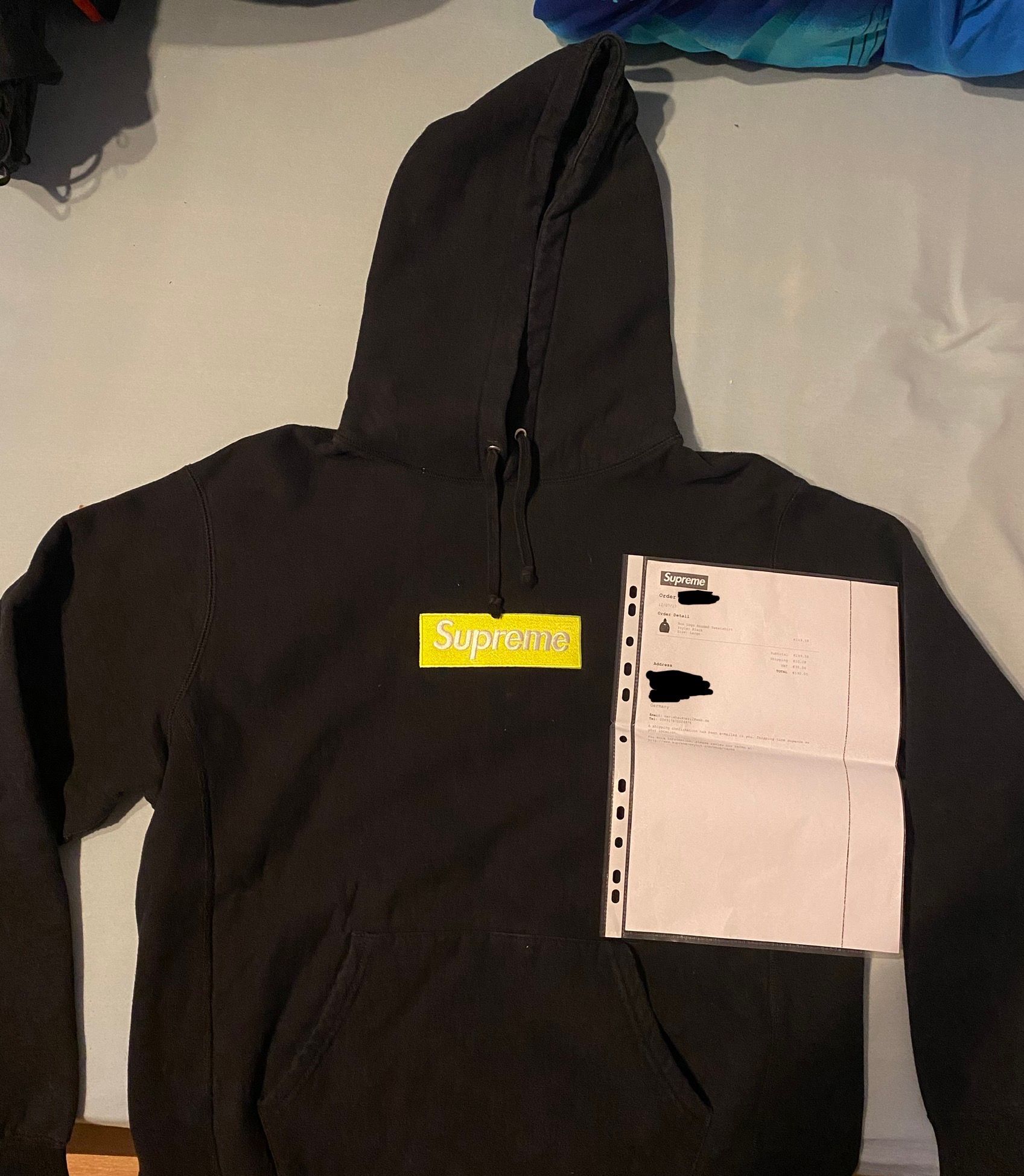 Supreme Box Logo Hooded Sweatshirt "Black" (17FW)