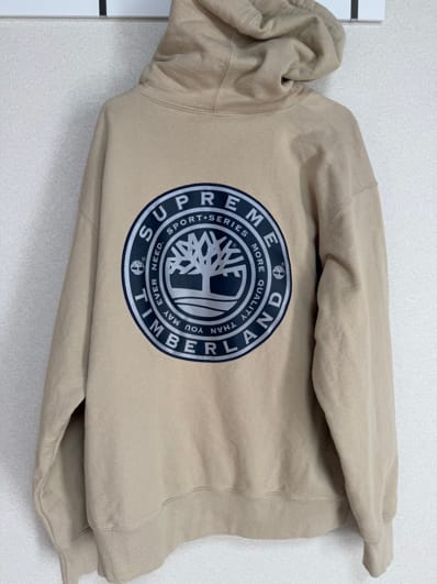 Supreme Timberland Hooded Sweatshirt "Taupe"