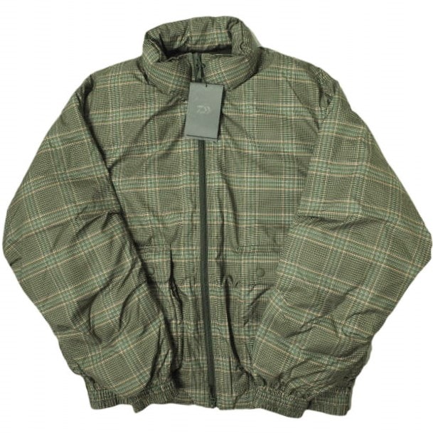 新品 DAIWA PIER39 ダイワ ピア39 22AW TECH HUNTER PUFF JACKET テックハンターパフジャケット BJ-35022W M(JP) GREEN CHECK グレンチェック ダウン 中綿 アウター g11683