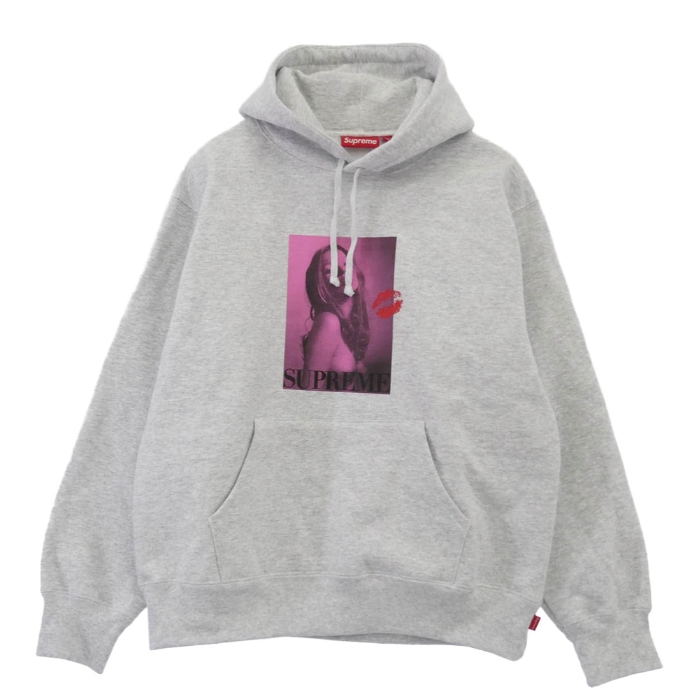 Supreme シュプリーム パーカー 24AW Kate Moss Hooded Sweatshirt ケイトモス フーディー スウェットシャツ パーカー グレー系 M【美品】【中古】