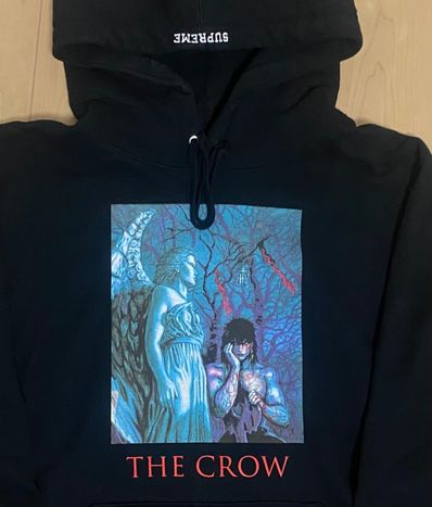 Supreme The Crow Hooded Sweatshirt "Black"