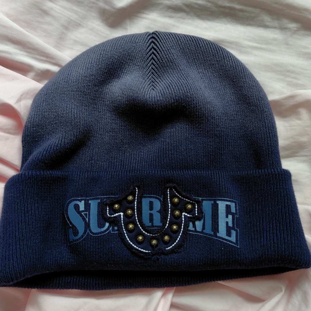 Supreme x True Religion Beanie "Navy"