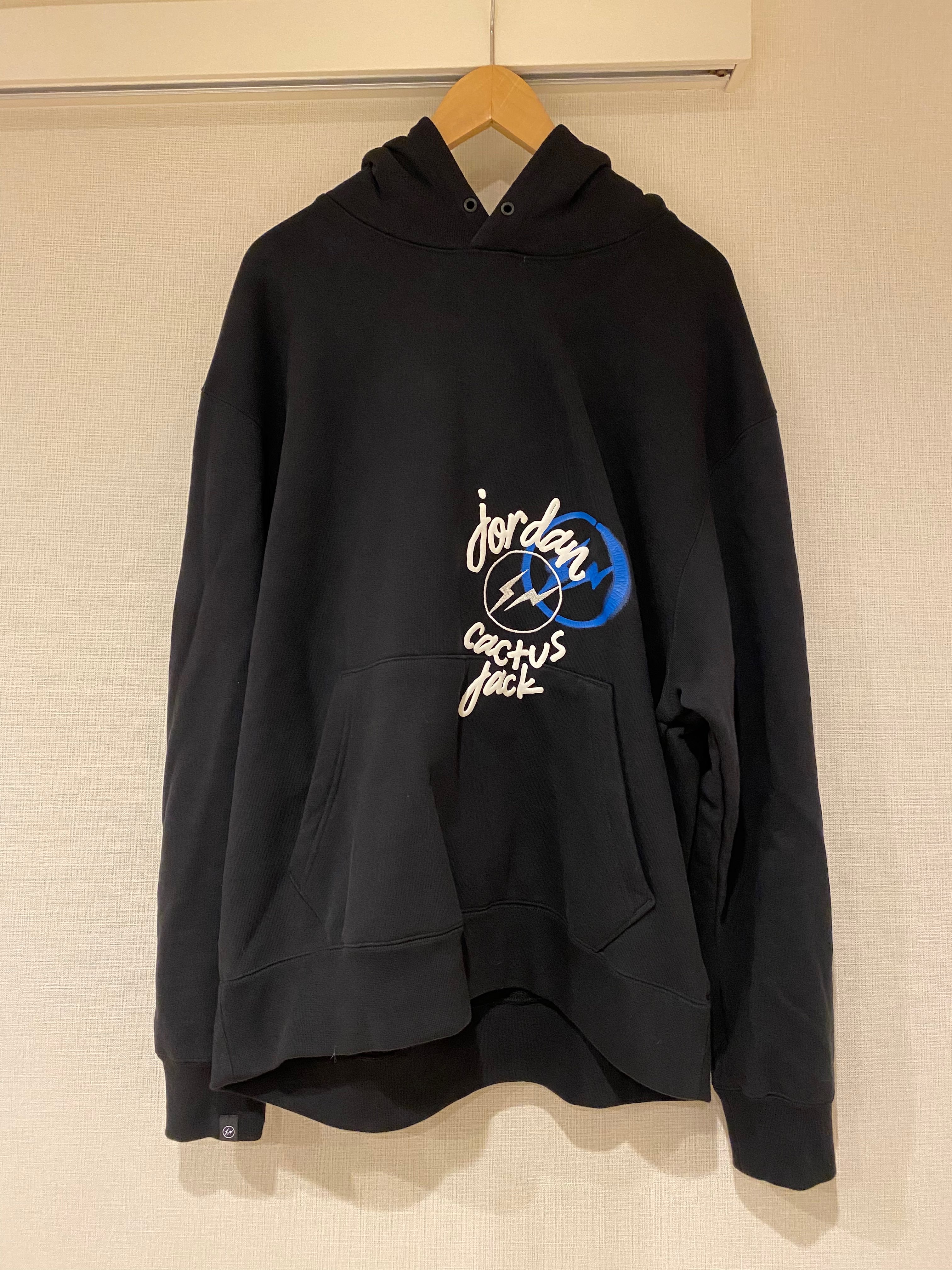 Air Jordan Travis Scott  Fragment Hoodie "Black"
