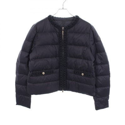 モンクレール MONCLER MAUR ダウンジャケット 衣料品 アウター ポリエステル レディース ネイビー系 1A00071 【中古】