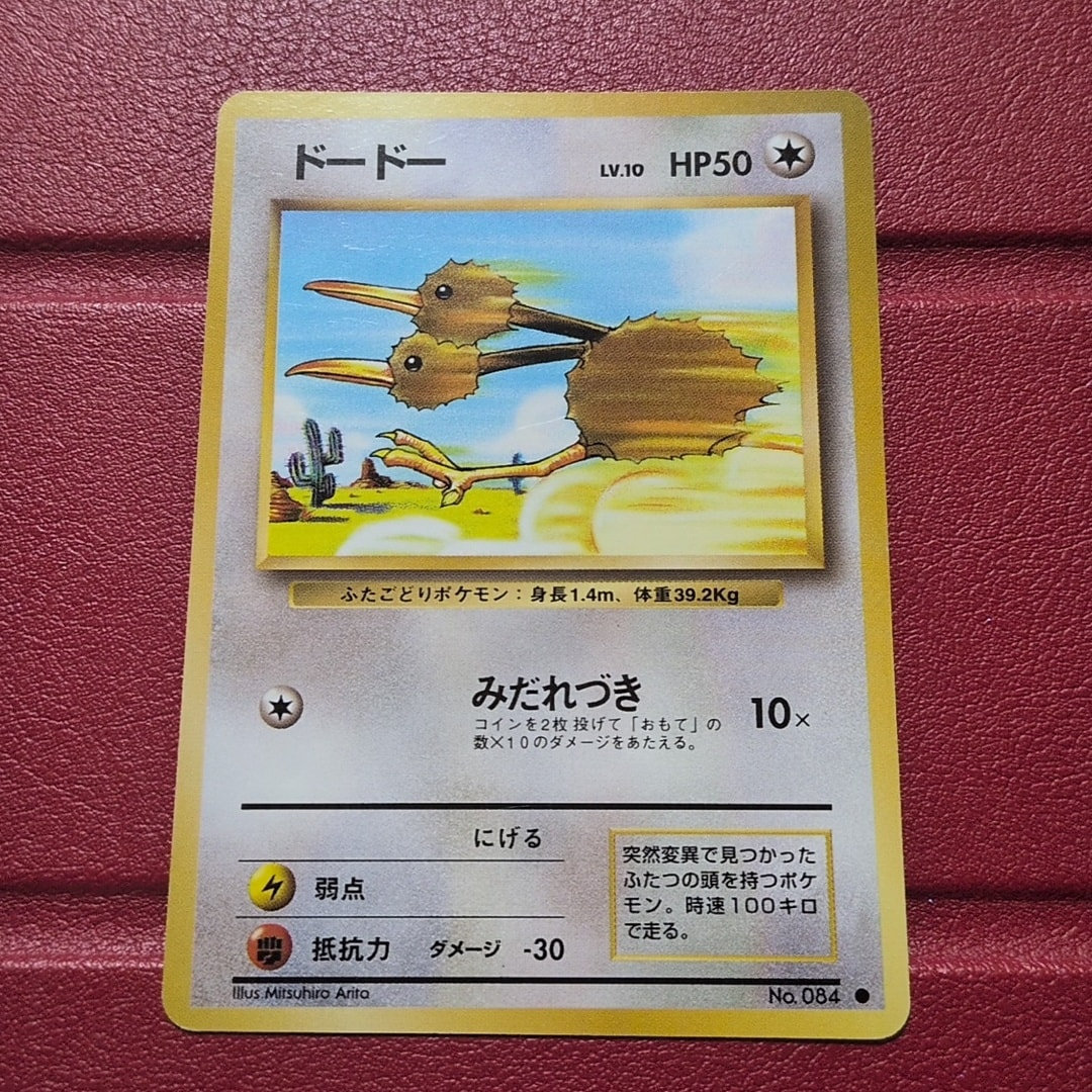 ドードー ● : 旧裏 [PMCG1-2](拡張パック「ポケットモンスター カードゲーム」再販)
