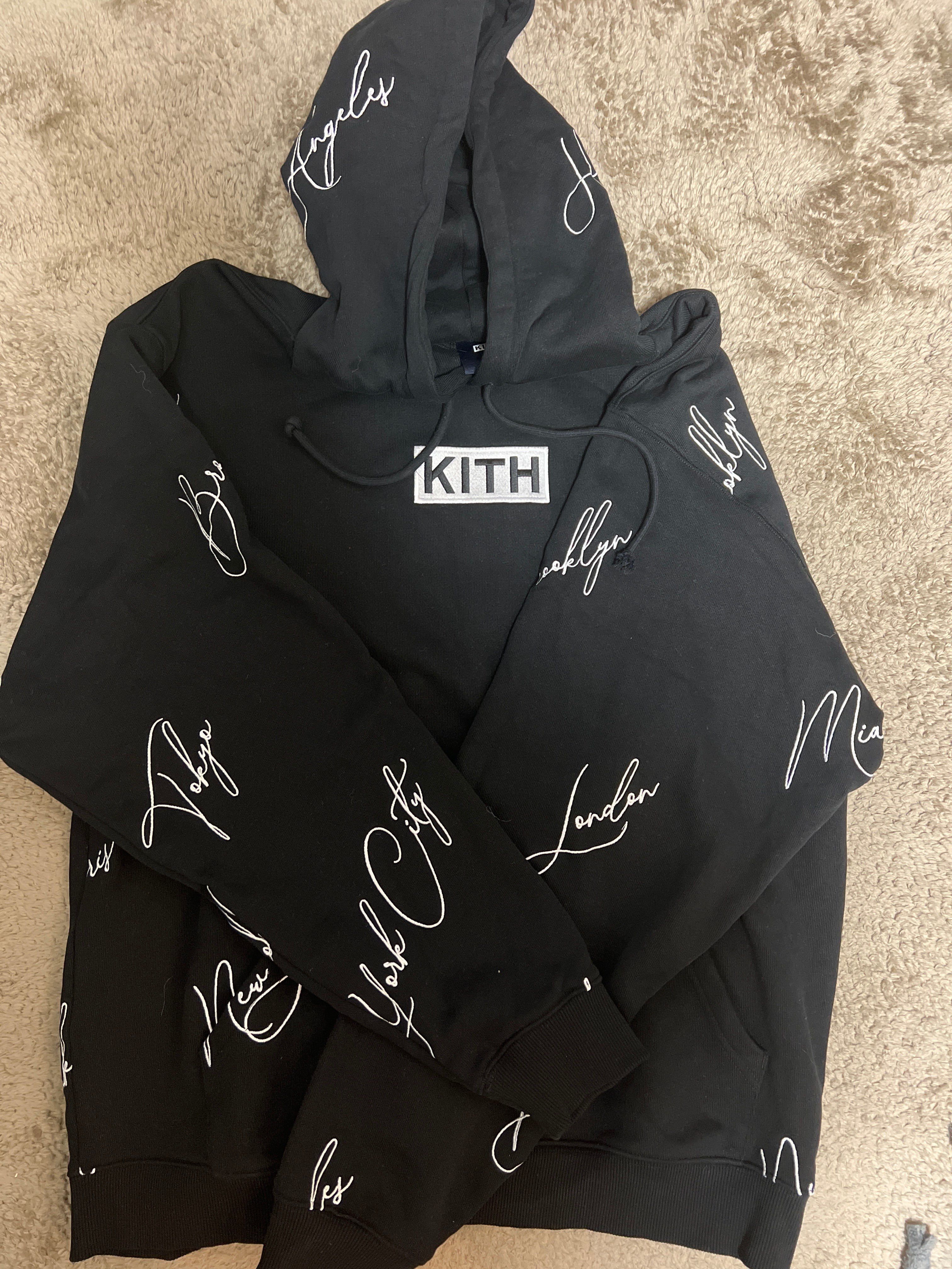Kith City Script Hoodie "Black"