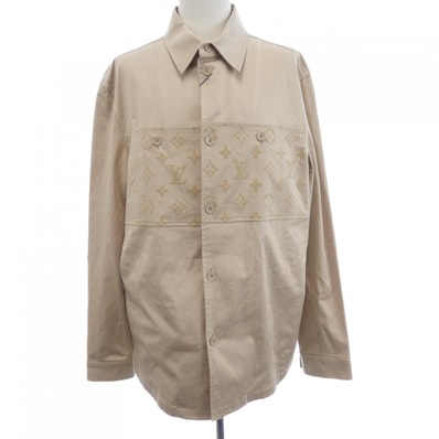 ルイヴィトン LOUIS VUITTON フロックカジュアルコットンオーバーシャツ HQB45WFUG ジャケット