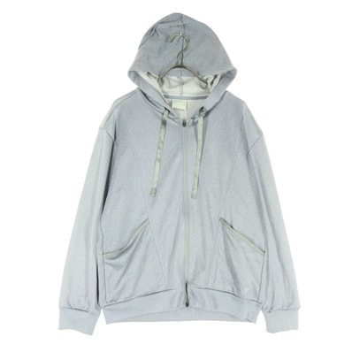 美品 NEW BALANCE ニューバランス 長袖 ジップジャケット M グレー系 フーディー