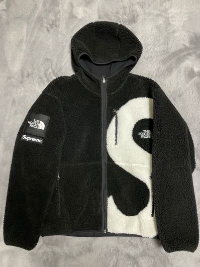Supreme x The North Face S Logo Hooded Fleece Jacket "Black"