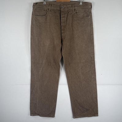 古着 リーバイス Levi's デニムパンツ 501 ジーパン ストレート 大きいサイズ ボタンフライ カラーパンツ ビッグ w42 L30 ブラウン メンズ