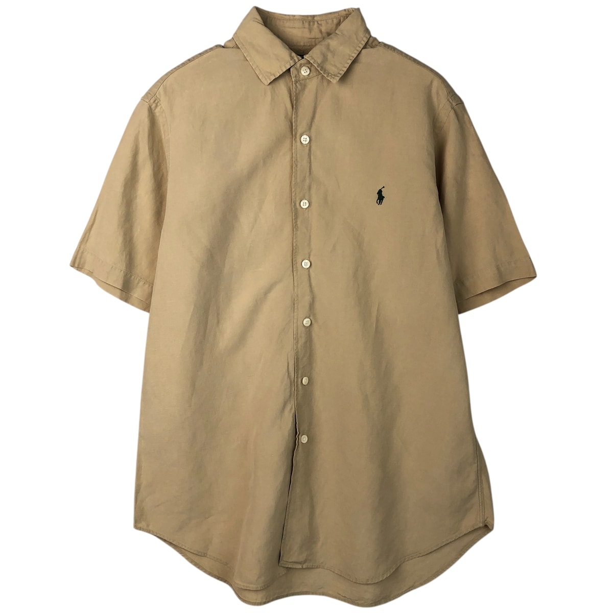 古着 ラルフローレン Ralph Lauren 半袖 リネンシャツ メンズM相当/eaa590735
