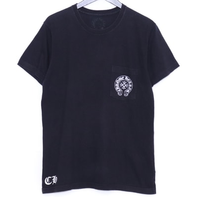CHROME HEARTS RS3 モノグラムマルチプリント ホースシューポケットTシャツ