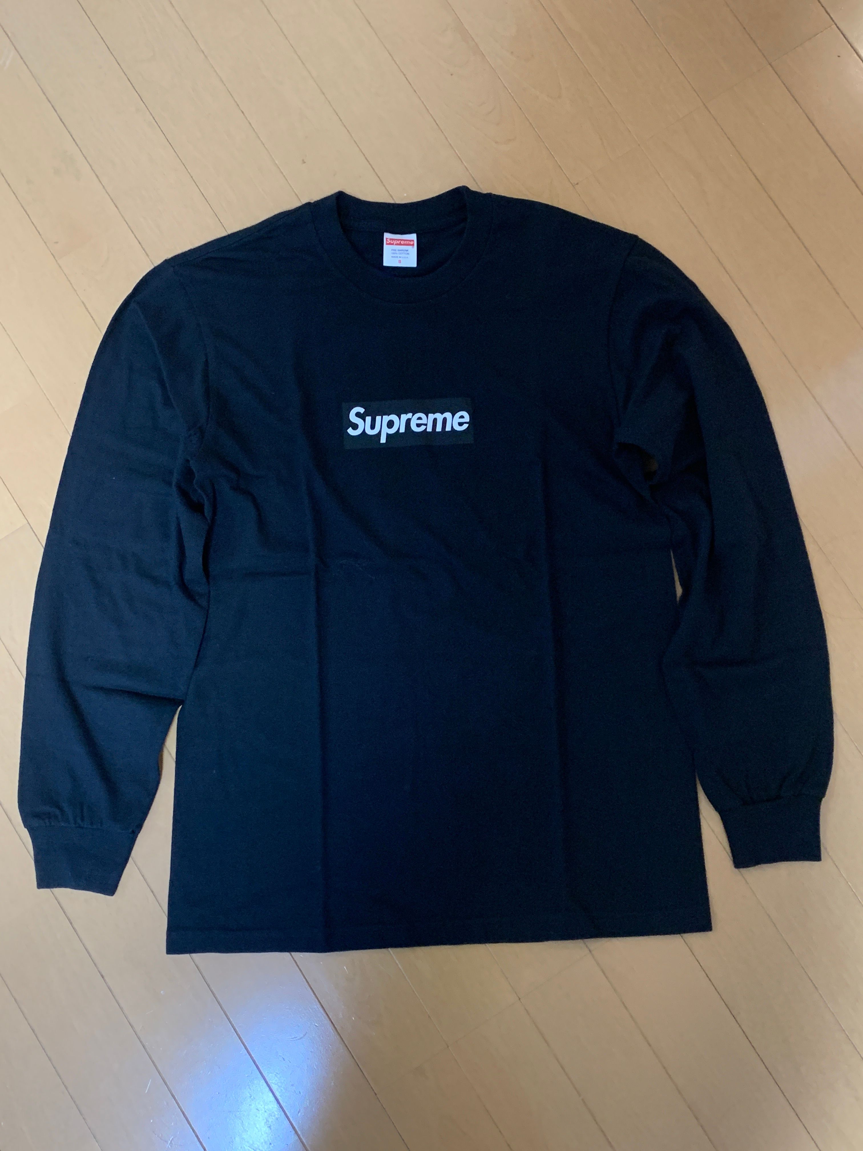 Supreme Box Logo L/S Tee "Black"