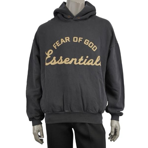 FEAR OF GOD ESSENTIALS Training 90s Hoodie "Faded Black"