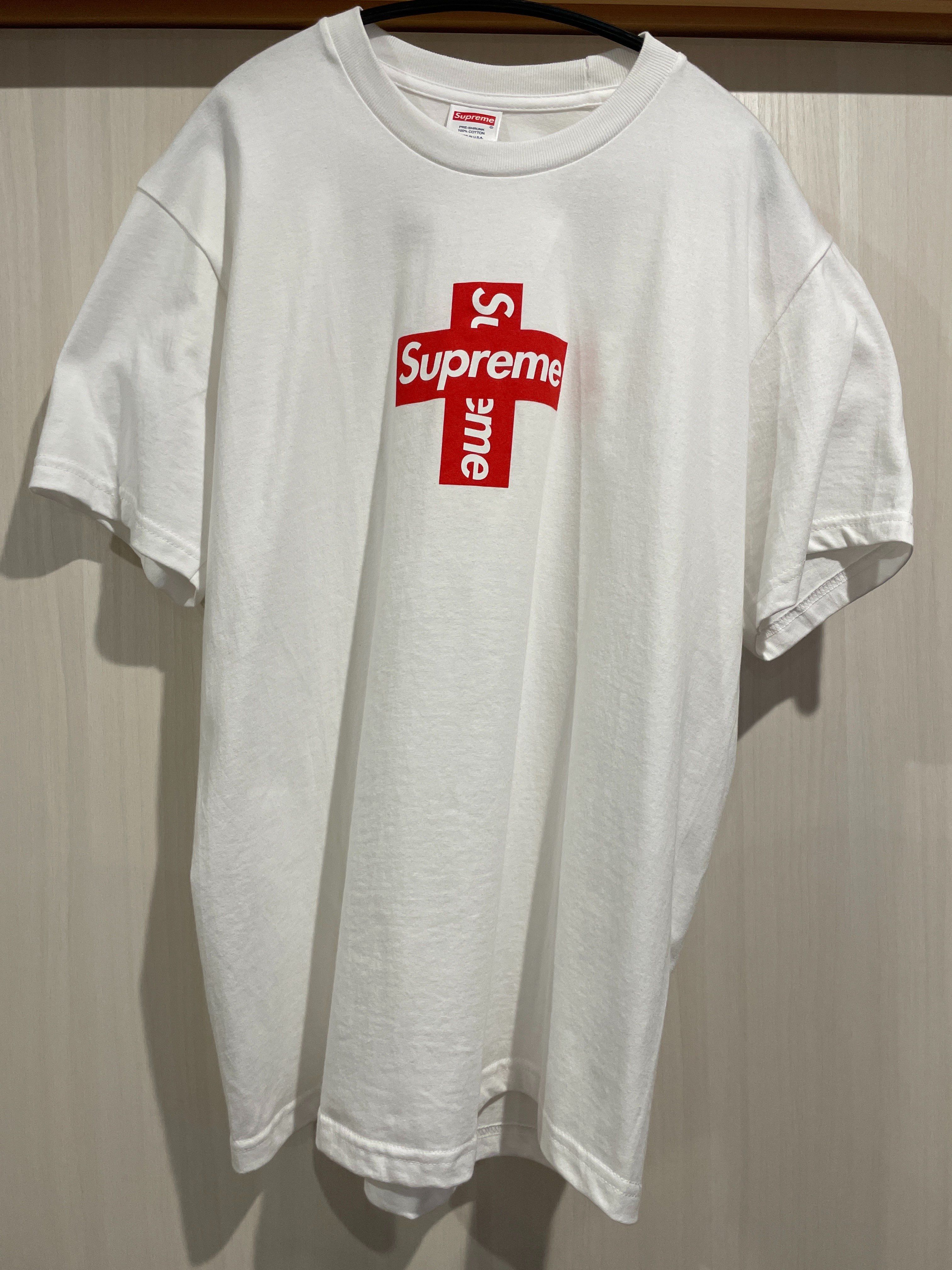 Supreme Cross Box Logo Tee "White"