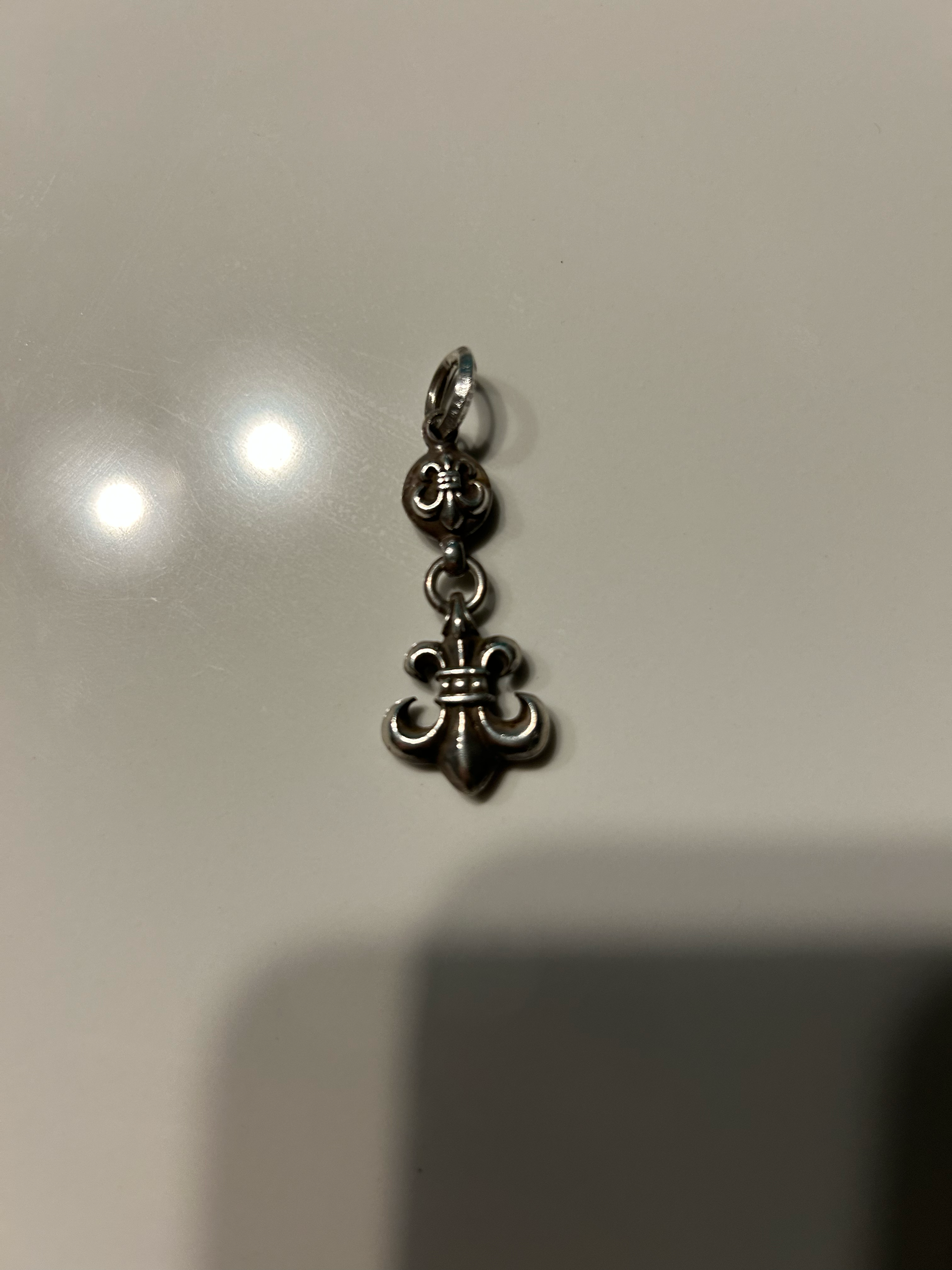 Chrome Hearts 1 Ball BS Flare Charm "Silver"