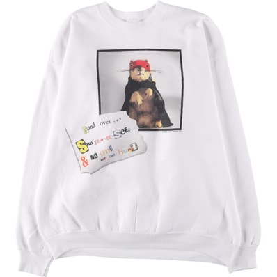 古着 90年代 ヘインズ Hanes プリントスウェットシャツ トレーナー メンズL相当 ヴィンテージ/eaa525567